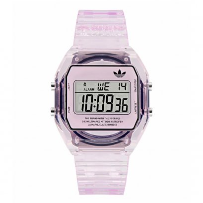 ADIDAS AOST24066 Unisex Digital Two Crystal Digital Watch Purple 36mm.