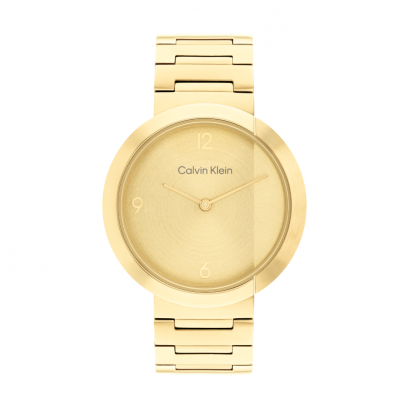 Calvin Klein Eccentric CK25200290 นาฬิกาข้อมือผู้หญิง Gold Tone