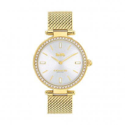 COACHนาฬิกาข้อมือผู้หญิง รุ่น CO14504098 , สายสแตนเลส, สีทอง