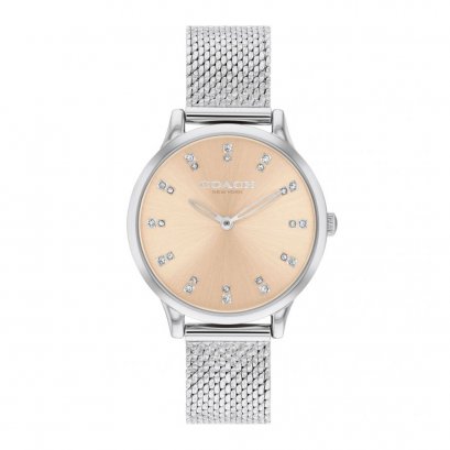 COACHนาฬิกาข้อมือผู้หญิง Chelsea รุ่น CO14504216 สายสแตนเลส สีเงิน