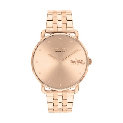 Coach CO14504296 Elliot Rose Gold Stainless steel Bracelet Analog Women Watch 40 mm.