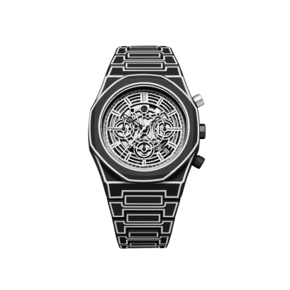 D1 Milano D1-PHBJ14 นาฬิกาข้อมือ  นาฬิกา UNISEX  40.5 mm D1 Milano   นาฬิกา Polychrono Black Sketch PHBJ14