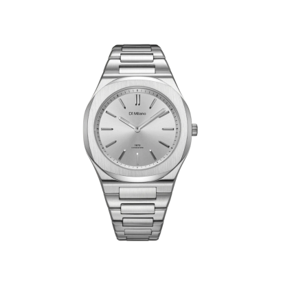 D1 Milano D1-UHBJ02 นาฬิกาข้อมือ  นาฬิกา MALE  39 mm D1 MILANO UHBJ02 GROOVY SILVER -ULTRA THIN