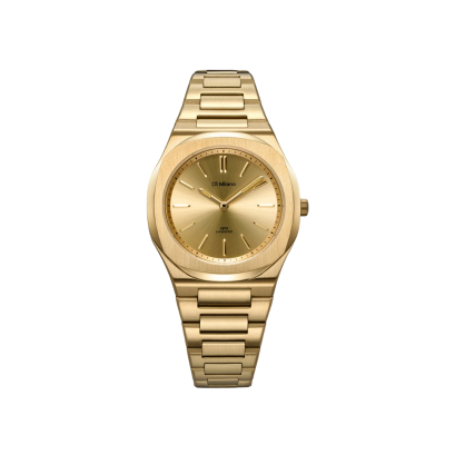 D1 Milano D1-UHBL02 นาฬิกาข้อมือ  นาฬิกา FEMALE  34 mm D1 MILANO UHBL02 Gold Mellow Ultra Thin 34 mm