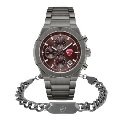 Ducati DTWGI0005003-WB00 GENTS  CHRONOGRAPH  ROUND Men watch นาฬิกาข้อมือ นาฬิกา ผู้ชาย(นาฬิกา/สร้อยข้อมือ)