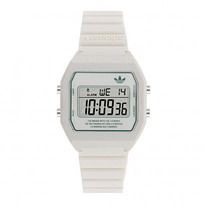 นาฬิกาข้อมือผู้หญิง DIGITAL TWO รุ่น AOST23557 สายเรซิ่น สีขาว