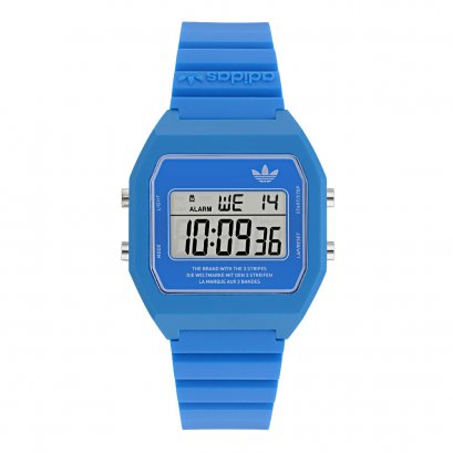 นาฬิกาข้อมือผู้หญิง DIGITAL TWO DIGITAL รุ่น AOST23559 สายเรซิ่น สีฟ้า