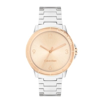 Calvin Klein CK25100025 Vivacious  Silver-RoseGold 36 mm.
