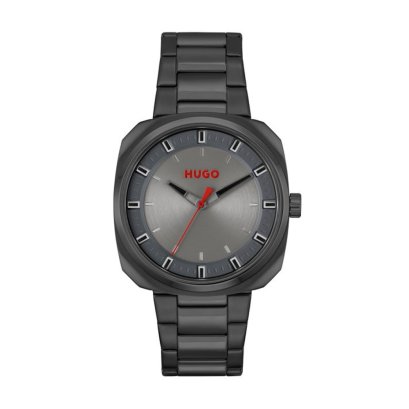 HUGO BOSS นาฬิกาผู้ชาย SHRILL รุ่น HB1530311 สายสเเตนเลส สีดำ 42มม.