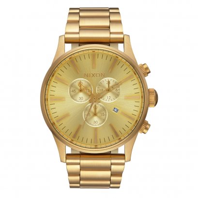 Nixon Sentry Chrono All Gold