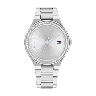 Tommy Hilfiger TH1782641 Watch Juliette Ladies Silver (Rain &amp; splash proof) นาฬิกาข้อมือผู้หญิง สี Silver