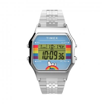 นาฬิกาข้อมือ TIMEX  TW2V61300 T80 SNOOPY RAINBOW