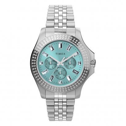 Timex TW2V79600 Women Multi Dial Watch with a Stainless Steel Strap Kaia 40mm.