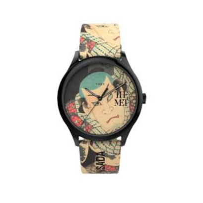 TIMEX TW2W25000 The MET Klimt นาฬิกาข้อมือผู้ชายสายหนัง หน้าปัด 40 มม.