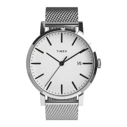 Timex TW2W43500 Midtown Men&#039;s Silver Watch 38mm