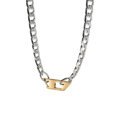 DIESEL  JEWELRY DX1343040 SP22 NECKLACE BASE METAL WITH CZ