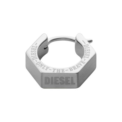 DIESEL  JEWELRY DX1345040 SP22 EARRINGS BASE METAL WITH CZ