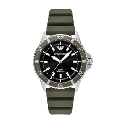 Emporio Armani AR11699 FA25 WORLD EXPLORER MEN 42MM Green Analogue นาฬิกาข้อมือ นาฬิกา ผู้ชาย