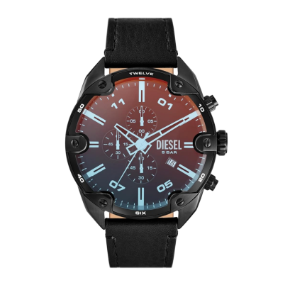 Diesel DZ4667 Spiked Chronograph MEN 49MM  นาฬิกาข้อมือ นาฬิกา ผู้ชาย
