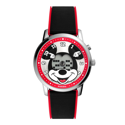 Fossil LE1232 Disney x Fossil Limited-Edition Mickey Mouse Big Tic Watch 42MM นาฬิกาข้อมือ นาฬิกาผู้ชาย