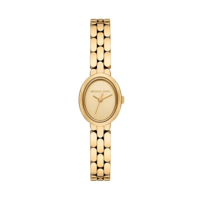 Michael Kors MK4955  MAUDE WOMEN 21MM Extra small oval quartz watch with stainless steel bracelet นาฬิกาข้อมือ นาฬิกา ผู้หญิง