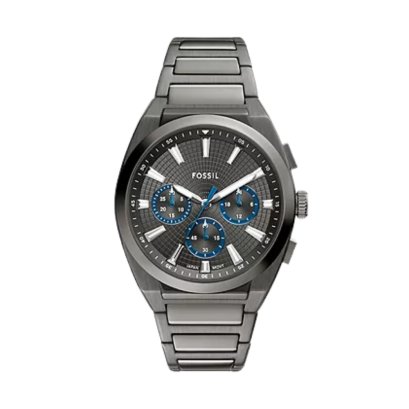Fossil FS6107 Everett Chronograph Stainless Steel Watch นาฬิกาข้อมือผู้ชาย