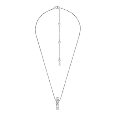 DIESEL JEWELRY DL1367040 Sterling silver pendant necklace Color: Silver สร้อยคอ