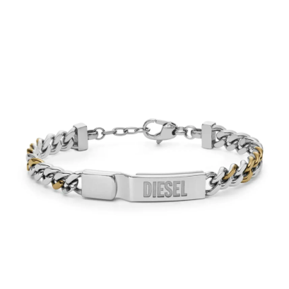 DIESEL JEWELRY DX1457931  BRACELET BASE METAL WITH CZ สร้อยข้อมือ