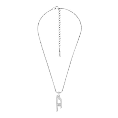 DIESEL JEWELRY  DX1624040 D Logo สร้อยคอ