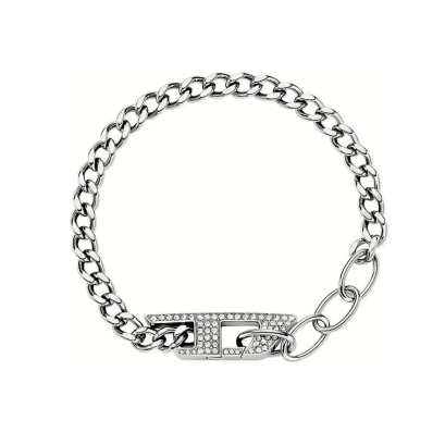 DIESEL JEWELRY DX1627040  Diesel D Logo สร้อยข้อมือ