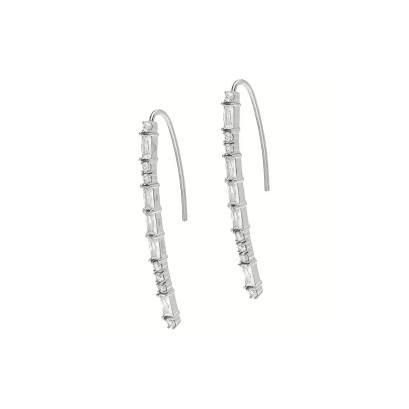 Emporio Armani Sterling Silver Drop Earrings  EG3606040