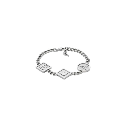 Emporio Armani Stainless Steel Station Chain Bracelet  EGS3071040