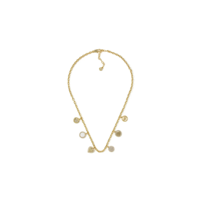 Emporio Armani Gold-Tone Brass Station Necklace  EGS3103710