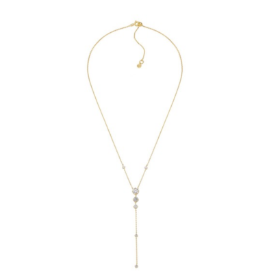 Michael Kors 14K Gold-Plated Sterling Silver Lariat Necklace MKC1452AN710