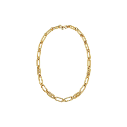Michael Kors 14K Gold-Plated Empire Link Chain Necklace MKJ828400710