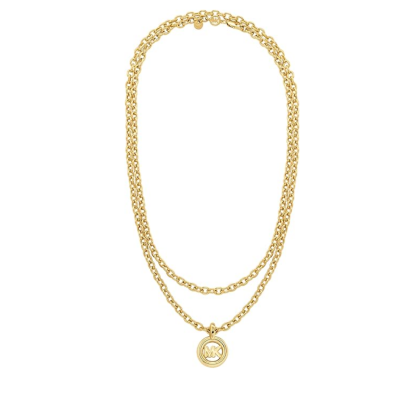 Michael Kors  JEWELRY   MKJ8500710 Premium Gold Tone Necklace สร้อยคอ