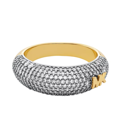 Michael Kors  JEWELRY   MKJ85419317 Ring Metallic Muse Brass Zirconia แหวน