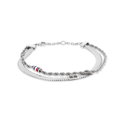 TOMMY HILFIGER THJ2780981 LAYERED SET WOMEN BRACELET JEWELRY สร้อยข้อมือ