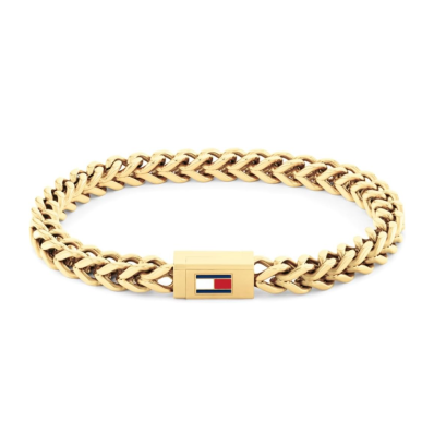 TOMMY HILFIGER THJ2790648 BRAIDED METAL MEN BRACELET JEWELRY สร้อยข้อมือ