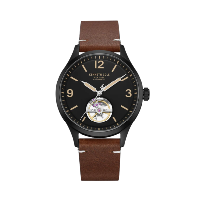 KENNETH COLE KCWGX0107804 AUTOMATIC - MODERN CLASSIC ASHTON 42.2 mm LEATHER นาฬิกาข้อมือผู้ชาย