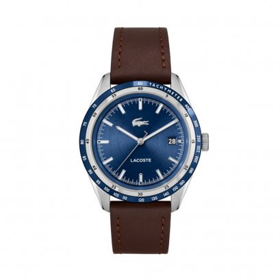 LACOSTE CROIN รุ่น LC2011310 นาฬิกาข้อมือผู้ชาย สายหนัง สีน้ำตาล