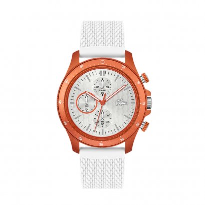 Lacoste LC2011329Watches of every style white/orange 44mm.