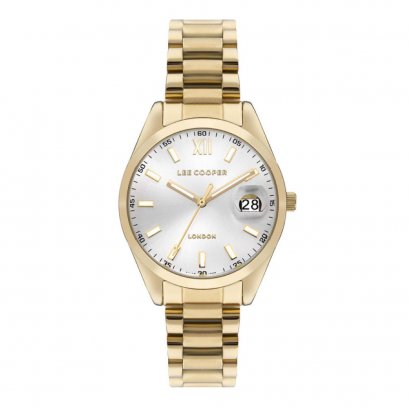 LEE COOPER LC07827.130  34 MM. นาฬิกาข้อมือผู้หญิงสีทอง
