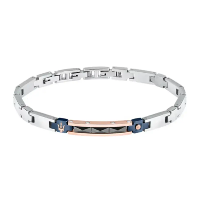 Maserati Jewellery JM224ATZ38  CERAMIC BR BLU CER&amp;IP RG+BLUE BRACELET BASE สร้อยข้อมือ