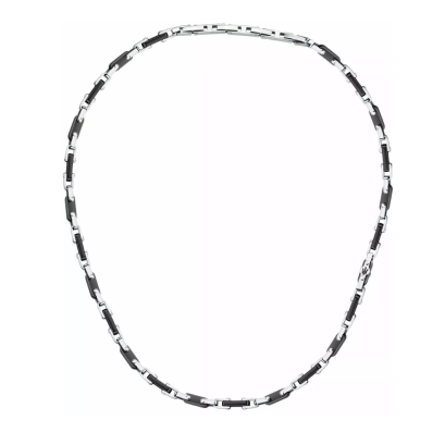 Maserati Jewellery JM226ATZ72  CERAMIC NECKL SS BLACK NECKLACE MEN STEEL สร้อยคอ