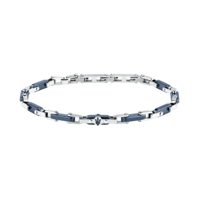 Maserati Jewellery JM226ATZ76  CERAMIC BR SS BLUE BRACELET BASE สร้อยข้อมือ