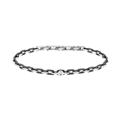 Maserati Jewellery JM226ATZ77  CERAMIC BR SS BLACK BRACELET BASE สร้อยข้อมือ