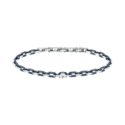 Maserati Jewellery JM226ATZ78  CERAMIC BR SS BLUE BRACELET BASE สร้อยข้อมือ