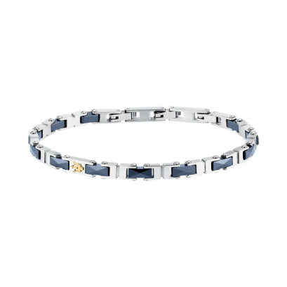 Maserati Jewellery JM226ATZ82  CERAMIC BR SS YG BLUE BRACELET BASE สร้อยข้อมือ
