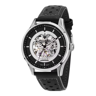 Maserati&nbsp; R8821124004  SORPASSO 42MM Automatic BLK/SIL Men  watch นาฬิกาข้อมือ นาฬิกา ผู้ชาย